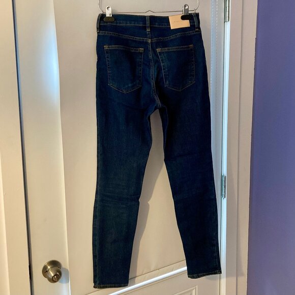 Everlane Authentic Stretch High-Rise Skinny Jeans - Blue Wash - Size 27 - Picture 4 of 5